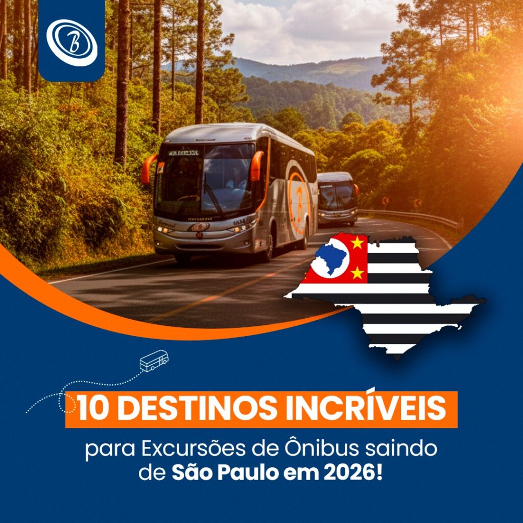10 Destinos Incríveis para Excursões de Ônibus saindo de São Paulo em 2026