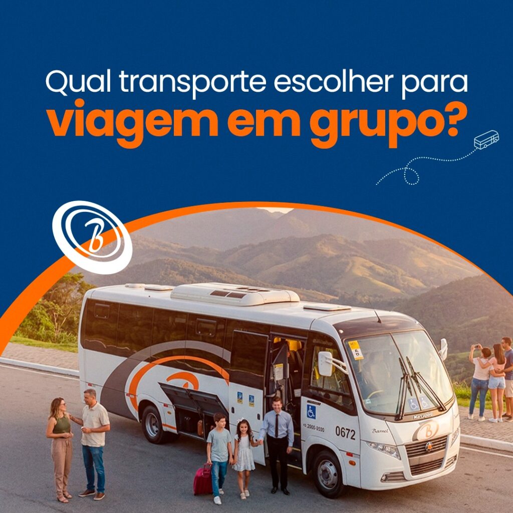 Qual transporte escolher para viagem em grupo?